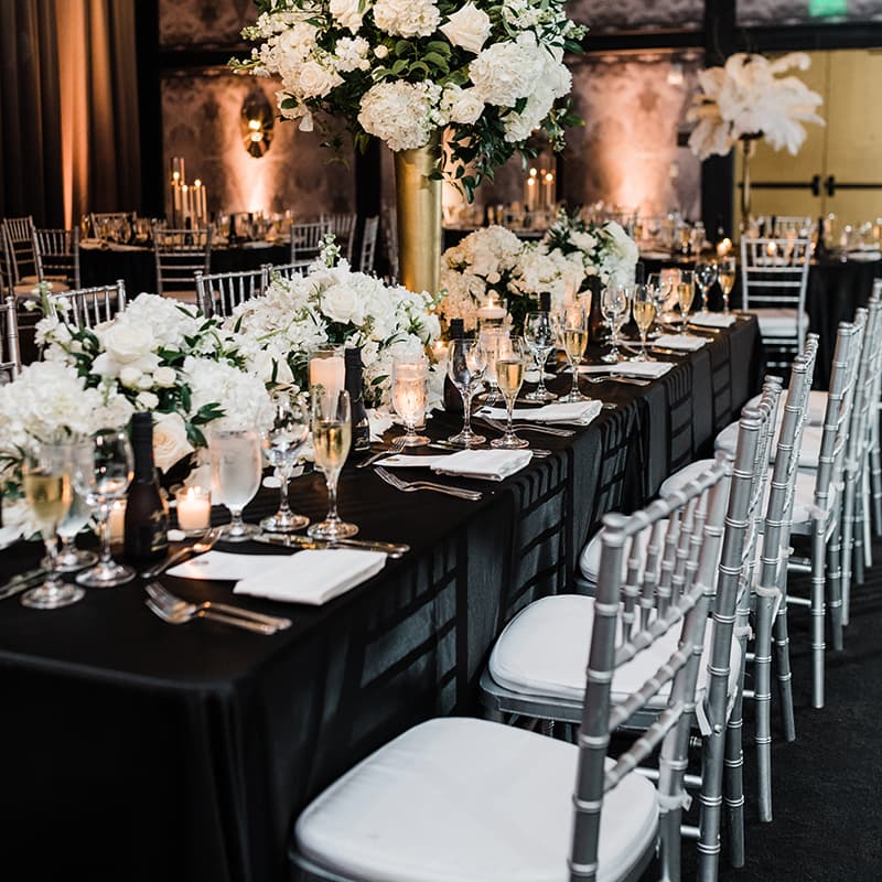 Silver Chiavari Chair + Cushion